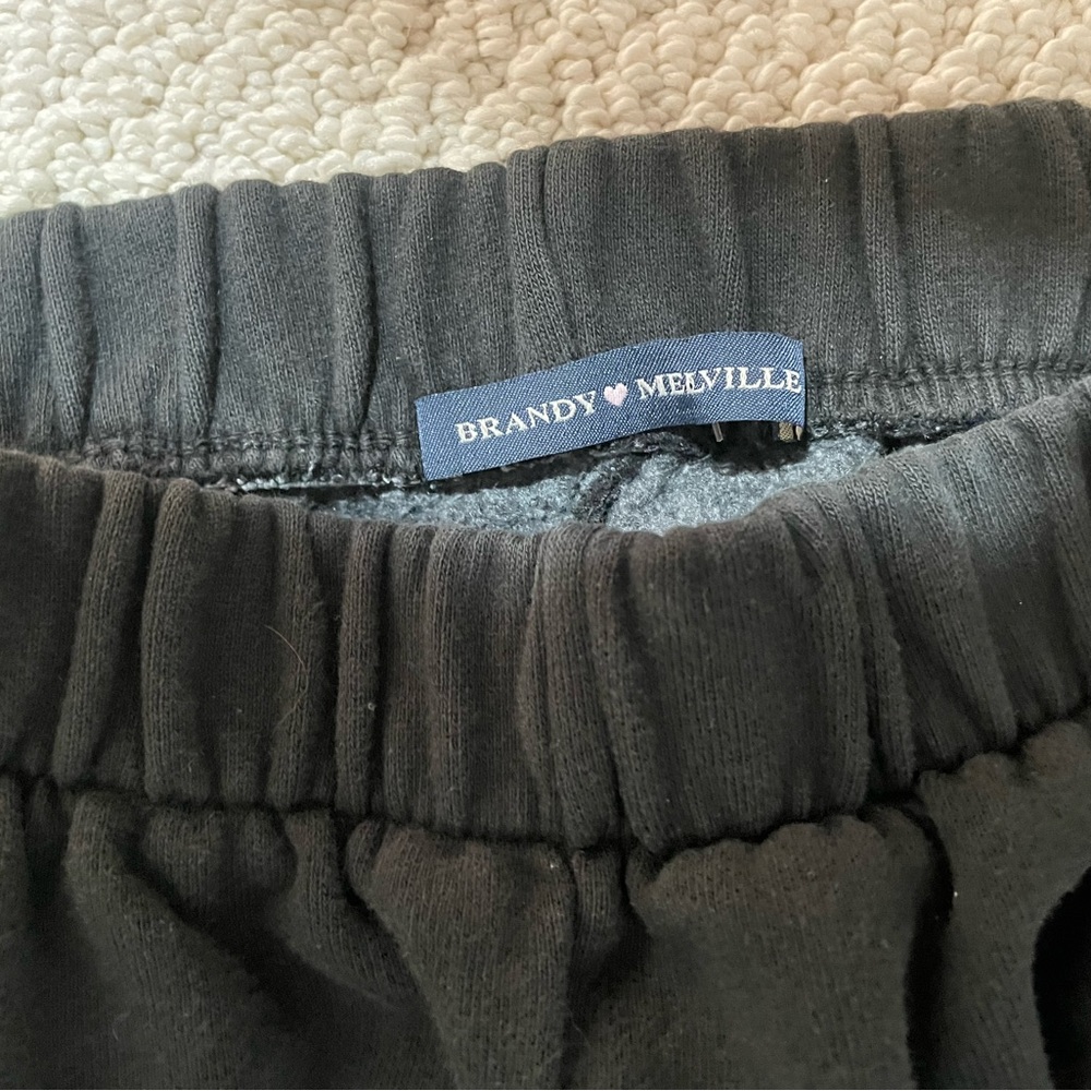 Brandy Melville Black Rosa Sweats